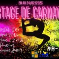 Stage GAF vacances de carnaval du 20/02 au 24/02/2023